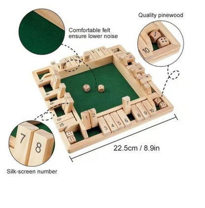 Classic Wooden Dice Game