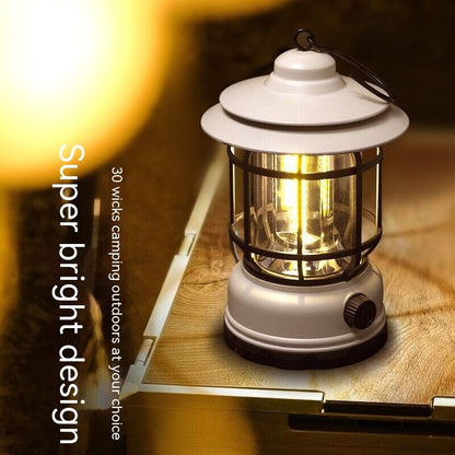 Rechargeable Waterproof Retro Camping Lamp