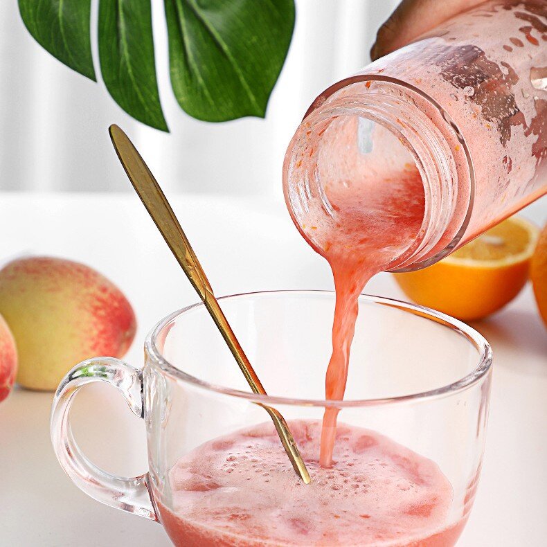 Glass USB Rechargeable Fruit Mixing Cup