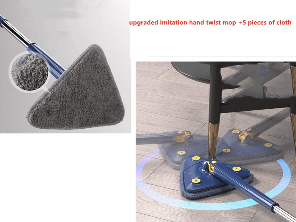 360° Triangle Mop – Deep Clean, Every Corner