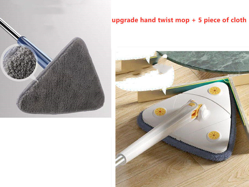 360° Triangle Mop – Deep Clean, Every Corner