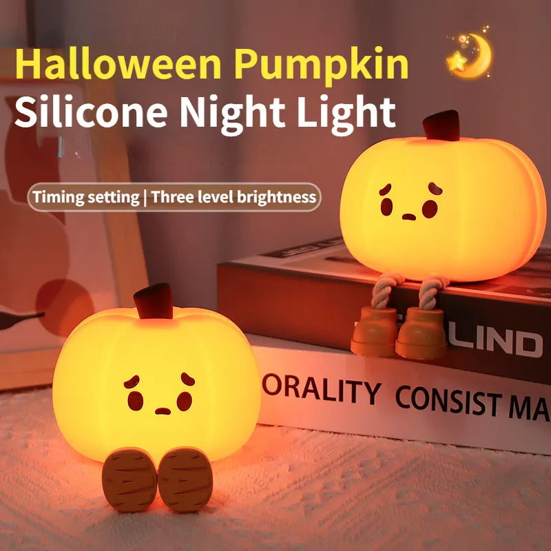 Pumpkin Silicone Night Light