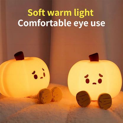 Pumpkin Silicone Night Light